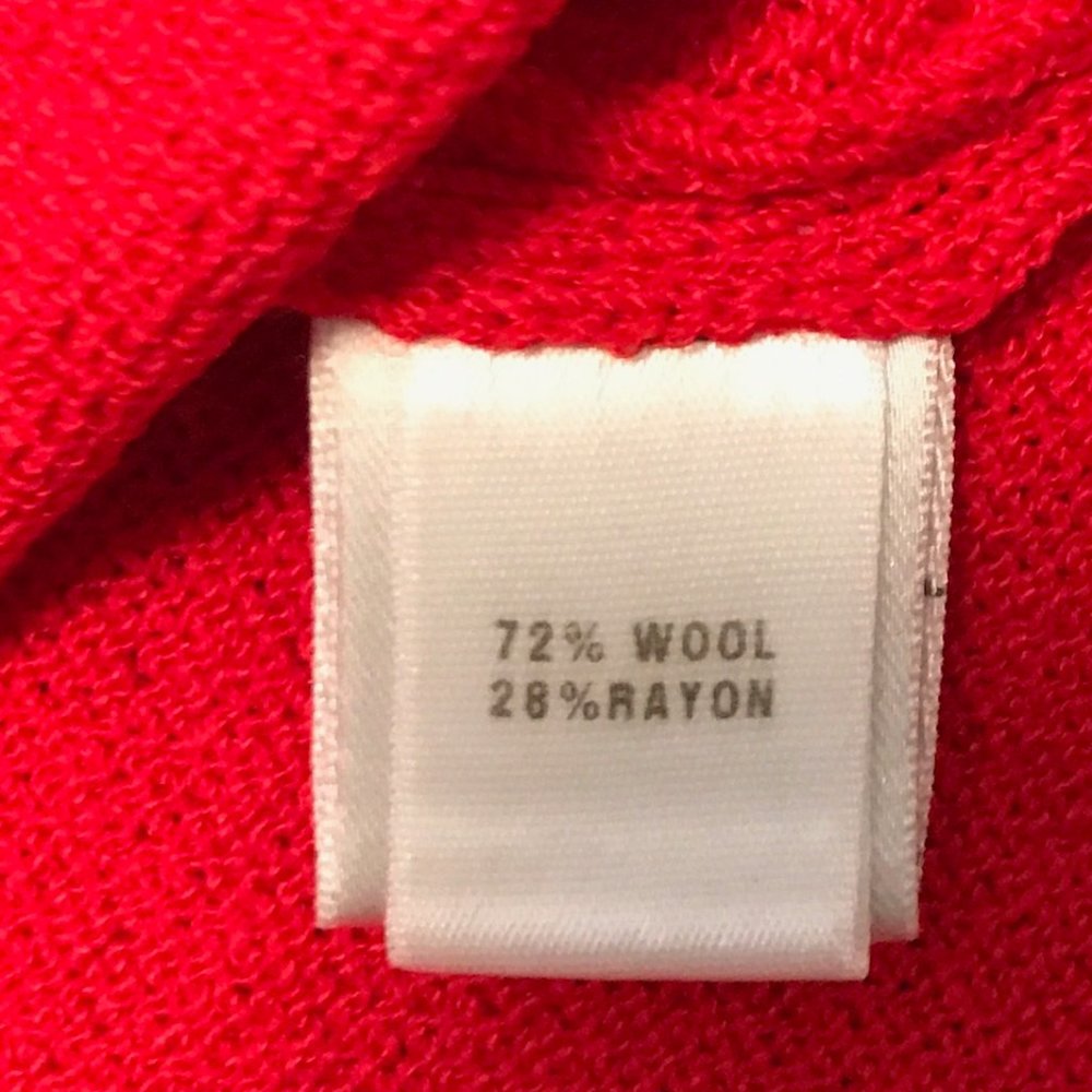 St John Red Shell Top Size Small - Picture 4 of 6